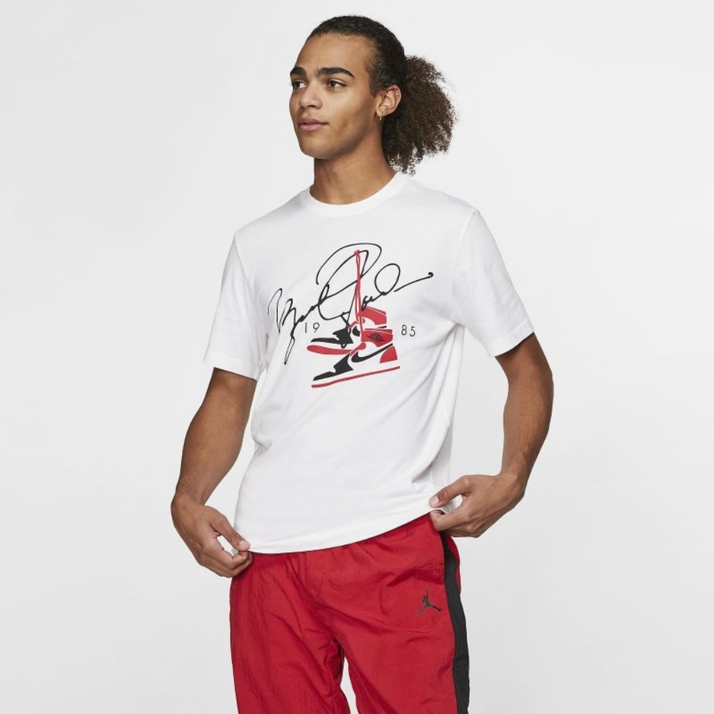 Jordan 1 Signature Black Toe Bred T-Shirt